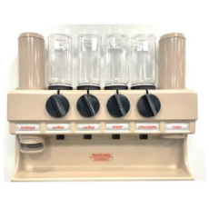 Wall Bracket 6 Location + Tray 1 240ml Cup 4 Dispensers 1 Tea
