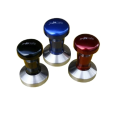Incafe Coffee Tamper 58mm Anodized Aluminium Handle Red