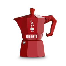 Bialetti Moka Exclusive 3 Cup Red