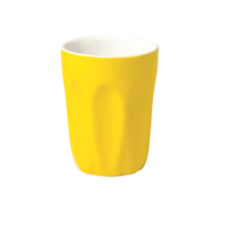 Ceramic Latte Cups 220ml Yellow Set of 6