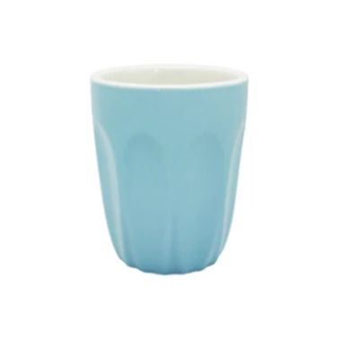 Ceramic Macchiato Cups 90ml Pastel Blue Set of 6