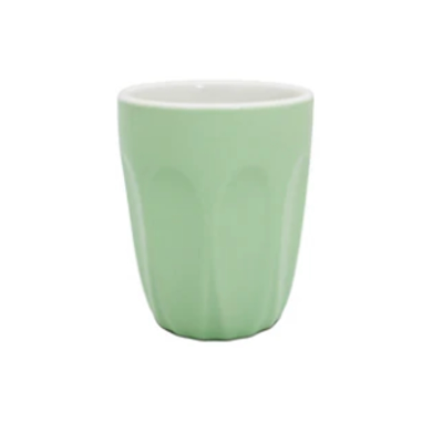 Ceramic Macchiato Cups 90ml Pastel Green Set of 6