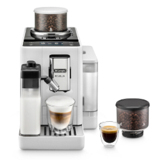 Delonghi Rivelia Arctic White Automatic Coffee Machine Factory Second