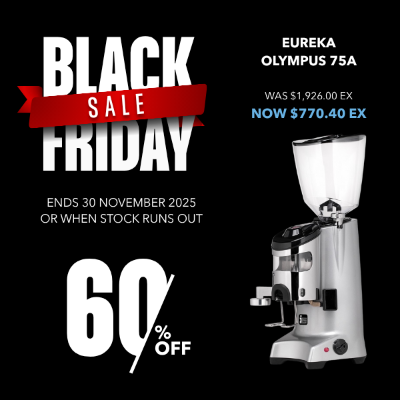 Eureka Olympus 75A  Automatic Silver Grinder