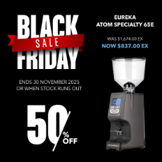 Eureka Atom Specialty 65E Black Grinder