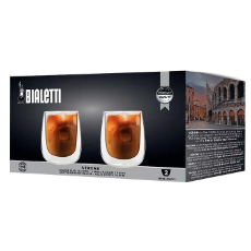 Bialetti Verona Double Wall Glasses 250ml Pack of 2