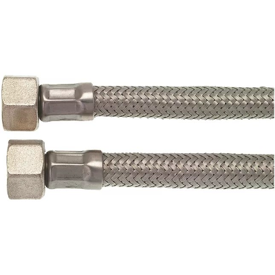 Water Inlet Hose L=500mm 3/8 - 3/8 Connection Braided Stainless Steel