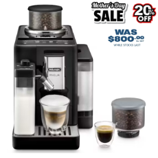 Delonghi Rivelia Black Automatic Coffee Machine Factory Second