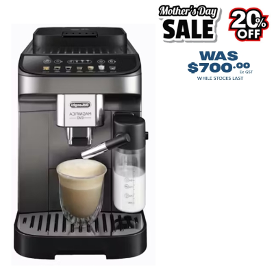 Delonghi Magnifica Evo Titanium Automatic Coffee Machine Factory Second