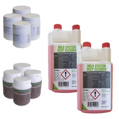 12 Month Cleaning Products Milk Tablet + Coffee Balls + Milk Deep Clean All Eversys