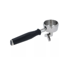 2 Cup Filter Handle No Basket New S/Steel Black Handle Faema