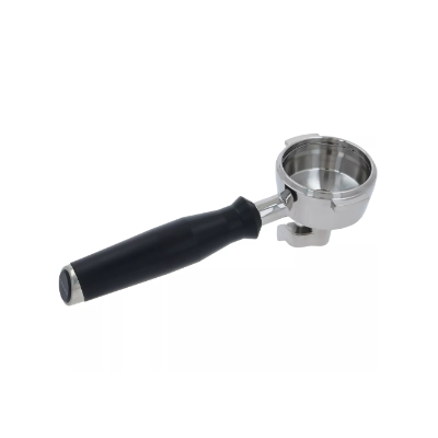 1 Cup Filter Handle No Basket New S/Steel Black Handle Faema
