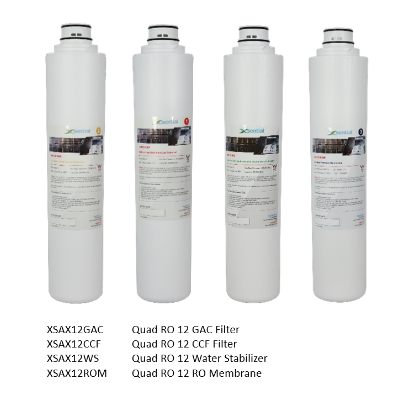 PM Kit 12 Months Xsential Quad H200 RO System Reverse Osmosis